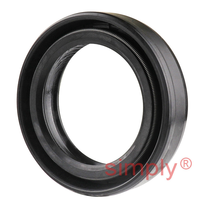 33x46x11DC4SS Metric Fork and Damper Nitrile Rubber Oil Seal with 2 Opposite Facing Individually Sprung Sealing Lips and Raised Outer Sealing Band on Outside Diameter