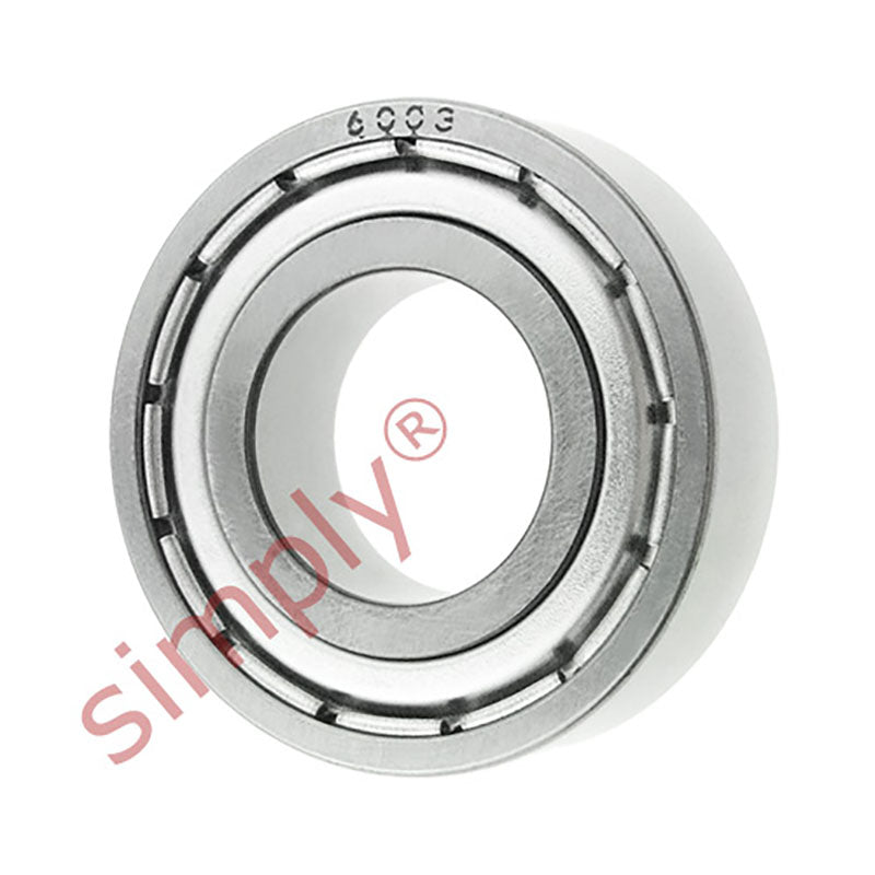 6003ZZC3 Budget Metal Shielded Deep Groove Ball Bearing 17x35x10mm