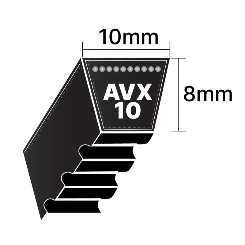 Pix AVX10x1340 AVX-Section Cogged V-Belt