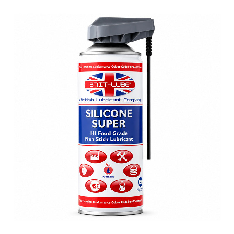 Brit-Lube Food-Tek Silicone Spray 400ml
