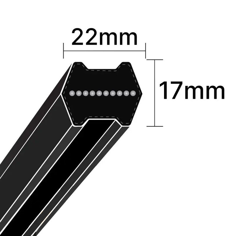 CC210 Pix Hexagon Section Double Sided V-Belt