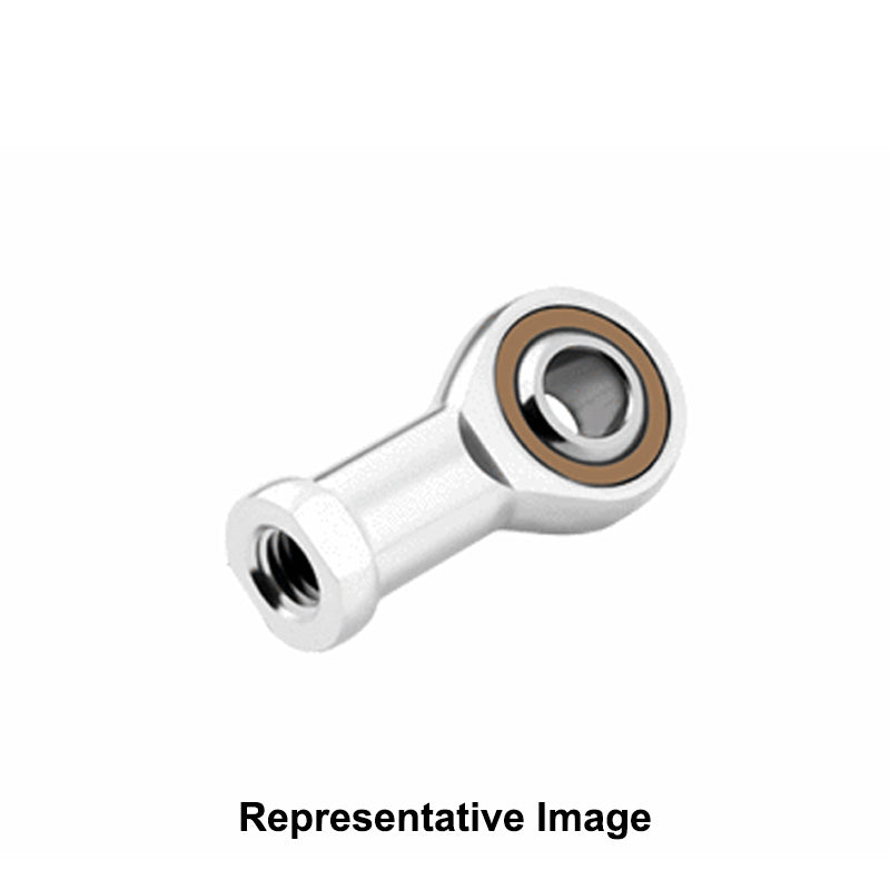 Chiavette CFL5PN Left Hand Steel / Bronze Lined Plain Female Rod End for Pneumatic Cylinders 5mm Bore M4 Thread - Allow 2-3 Days