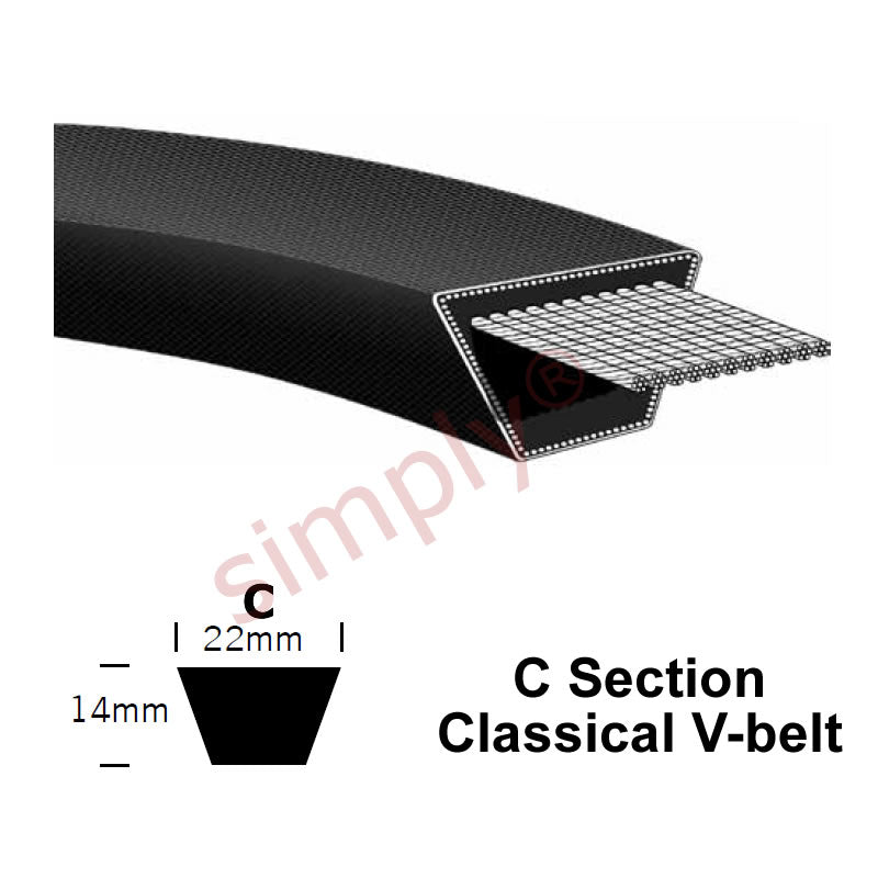 C63 Pix Classical C-Section Muscle V-Belt