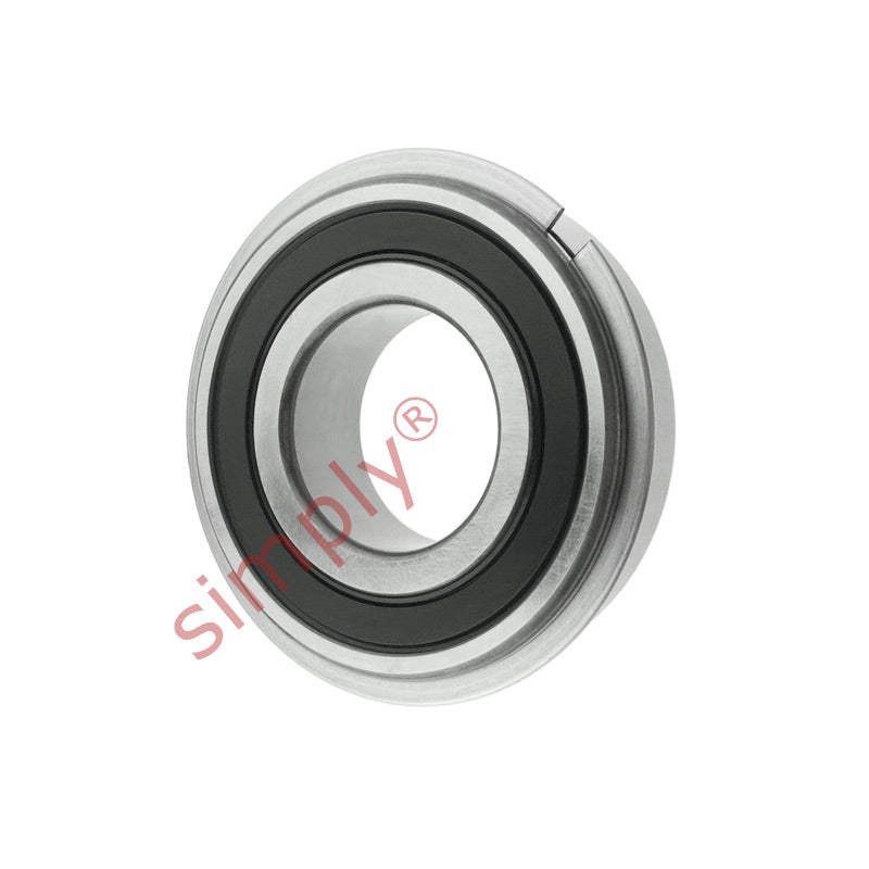 FAG 60082RS1NR/C3 Rubber Sealed Snap Ring Deep Groove Ball Bearing 40x68x15mm