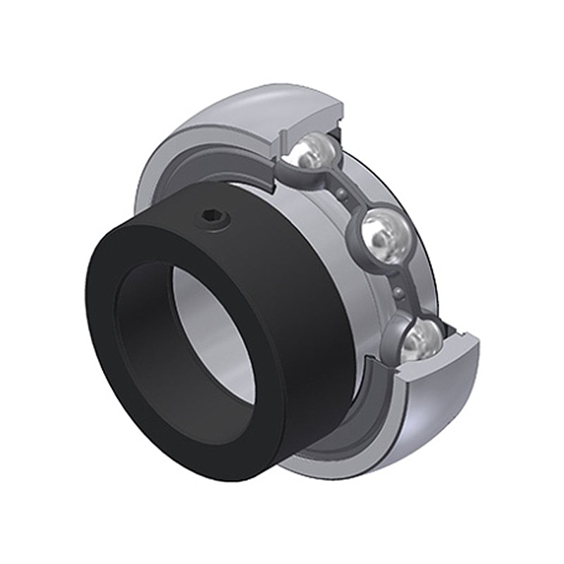 SNR ES205G2 Metric Flatback Spherical Outer Bearing Insert 25mm Bore 52mm Outside Diameter with Eccentric Collar