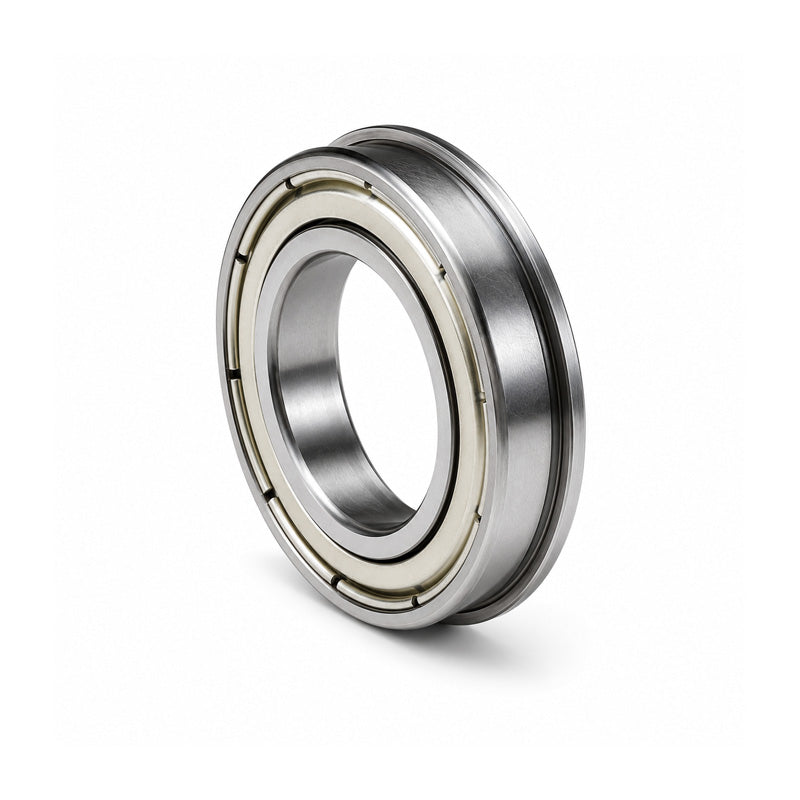 F6802ZZW7 Budget Metal Shielded Flanged Thin Section Deep Groove Ball Bearing 15x24x7mm