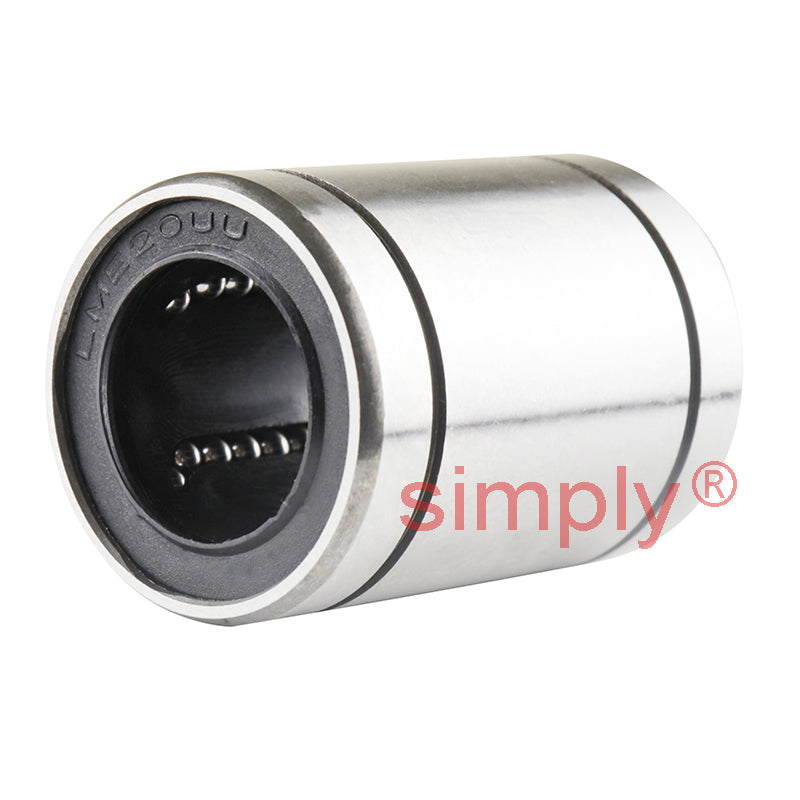 LM20UU Closed Linear Ball Bushing with Rubber Seals 20x32x42mm