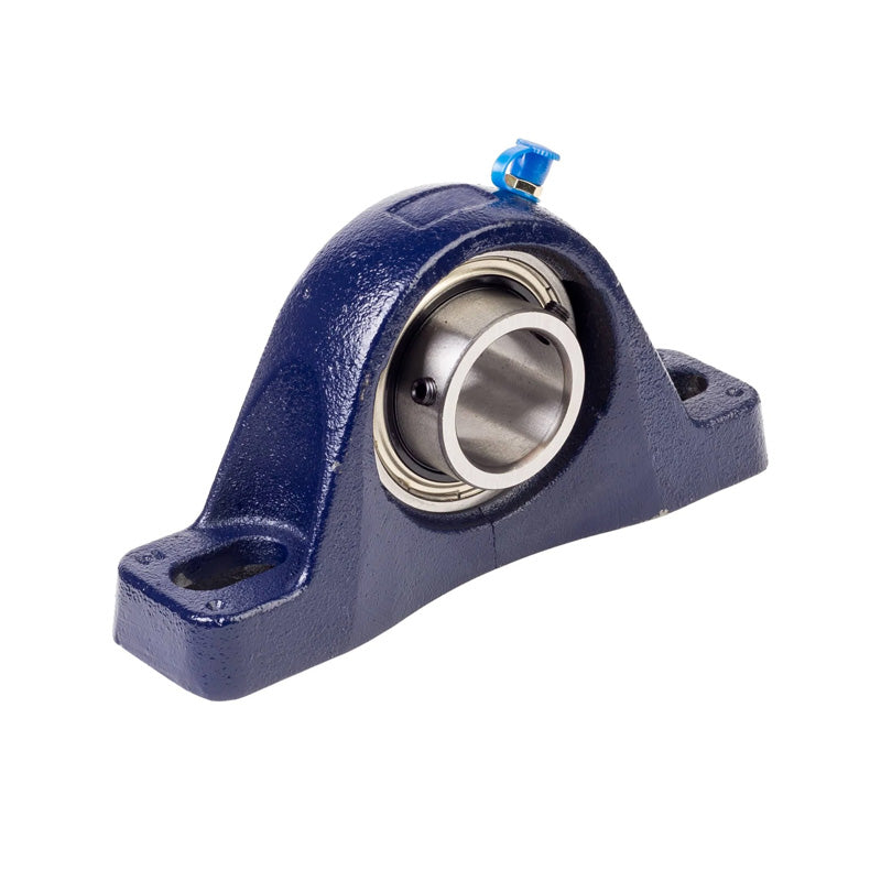 RHP MP85 Two Bolt Cast Iron Pillow Block and 85mm Bore Grub Screw Insert