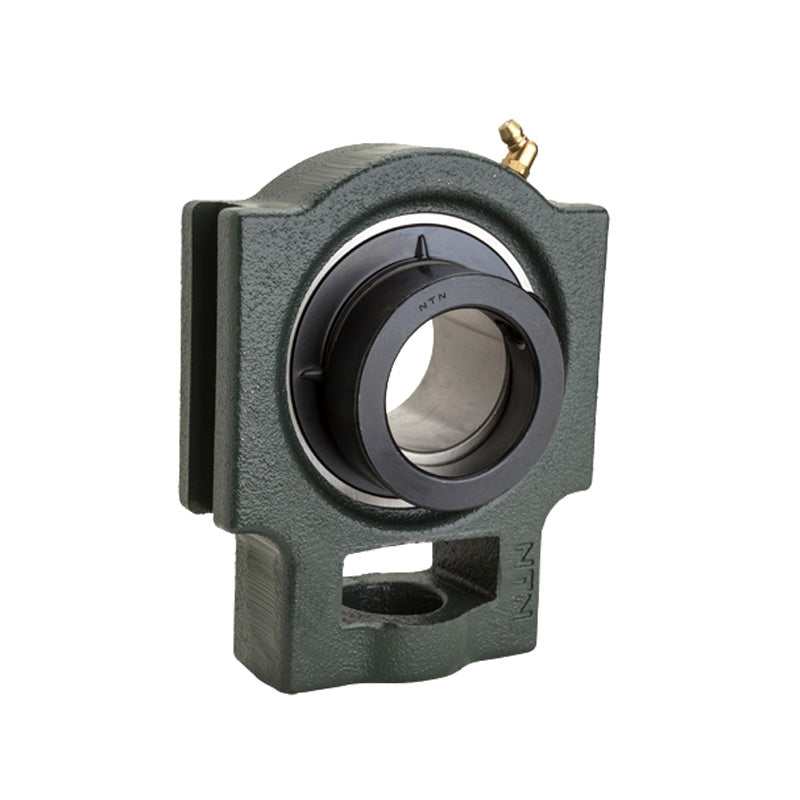 NTN UELT211D1 Metric Cast Iron Take Up Unit with 55mm Bore Eccentric Collar Insert - Allow 2-3 Days