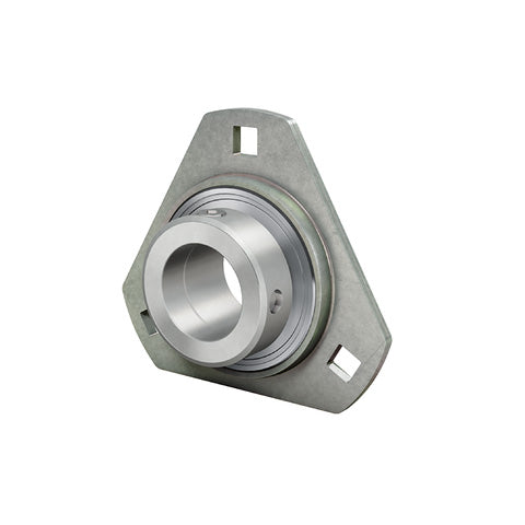 INA RATR30XL Three Bolt Sheet Steel Triangle Housing with Eccentric Collar Insert 30mm Bore