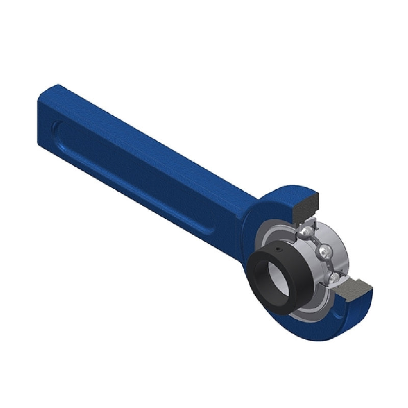 SNR EXSP210N Metric Cast Iron Tensioner Unit with 50mm Bore Eccentric Collar Insert - Allow 2-3 Days