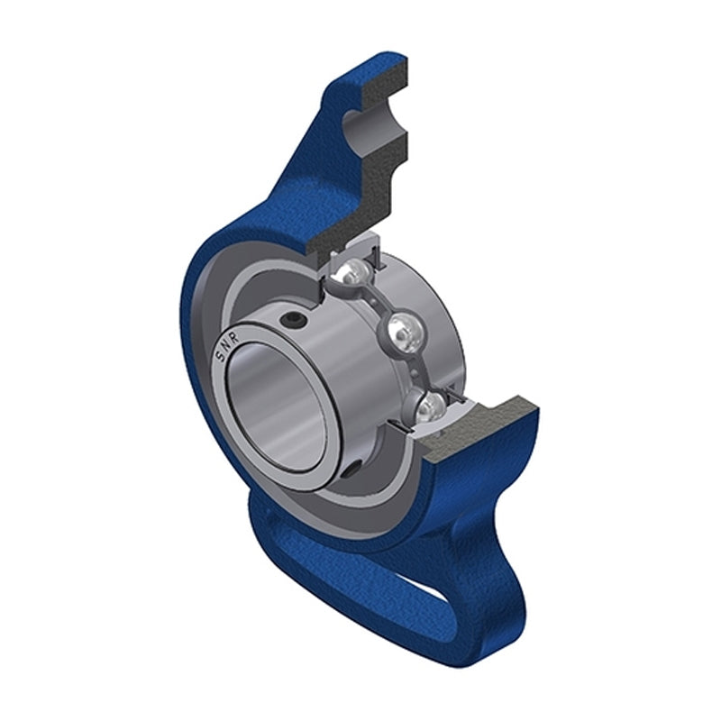 SNR UCFA205N Metric Cast Iron Adjustable Flange Unit with 25mm Insert - Allow 2-3 Days