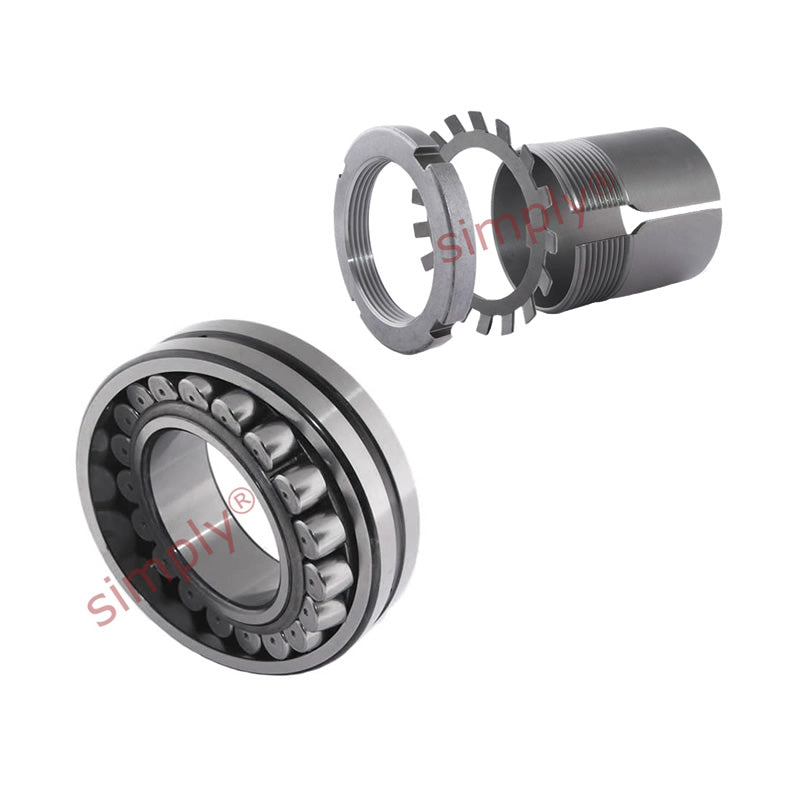 FAG 22317E1KT41AC3 X-life Spherical Roller Bearing with H2317 Adapter Sleeve 75x180x60mm