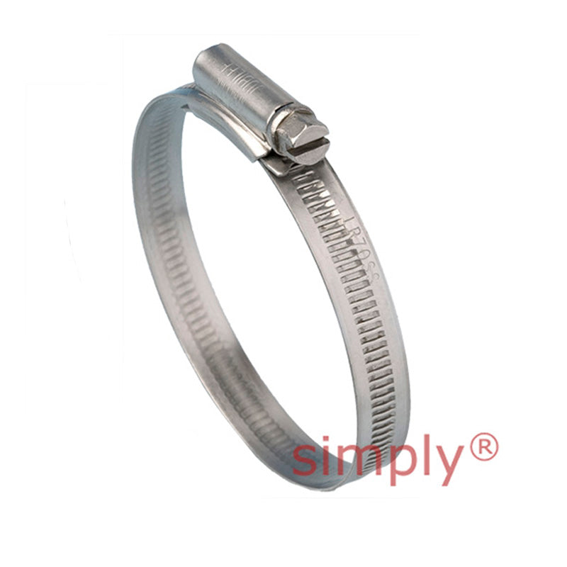 LR160SS Light Range 304 Stainless Steel Jubilee Clip Adjustment Range 140mm-160mm Band Width 9.9mm