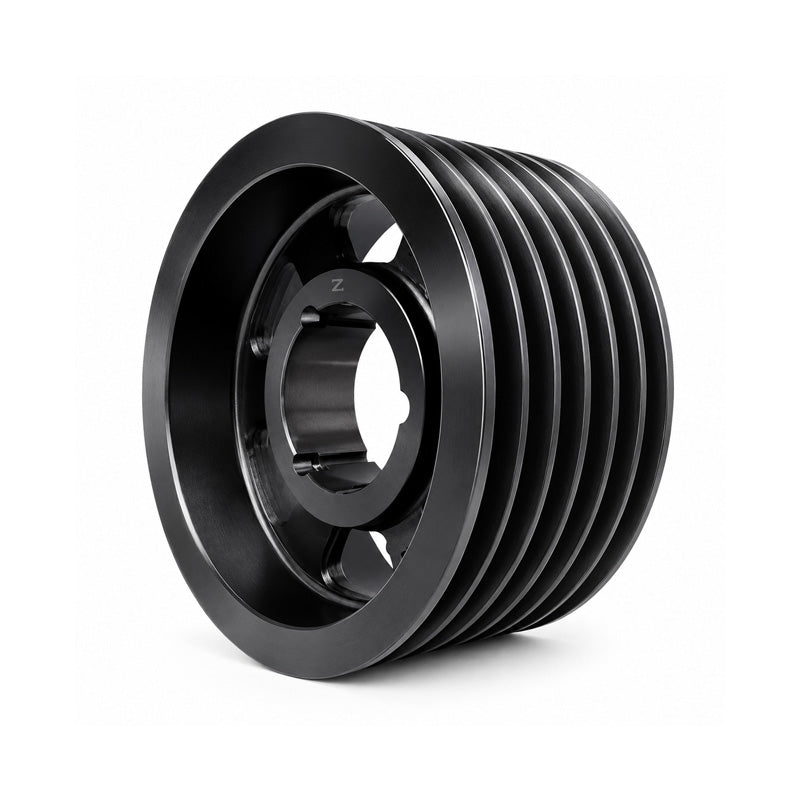 PowerDrive 118X6SPZ 118mm Pitch Diameter SPZ Section Tapered Locking Bush Type Pulley with 6 Grooves (Bush not Incl.) - Allow 2-3 Days