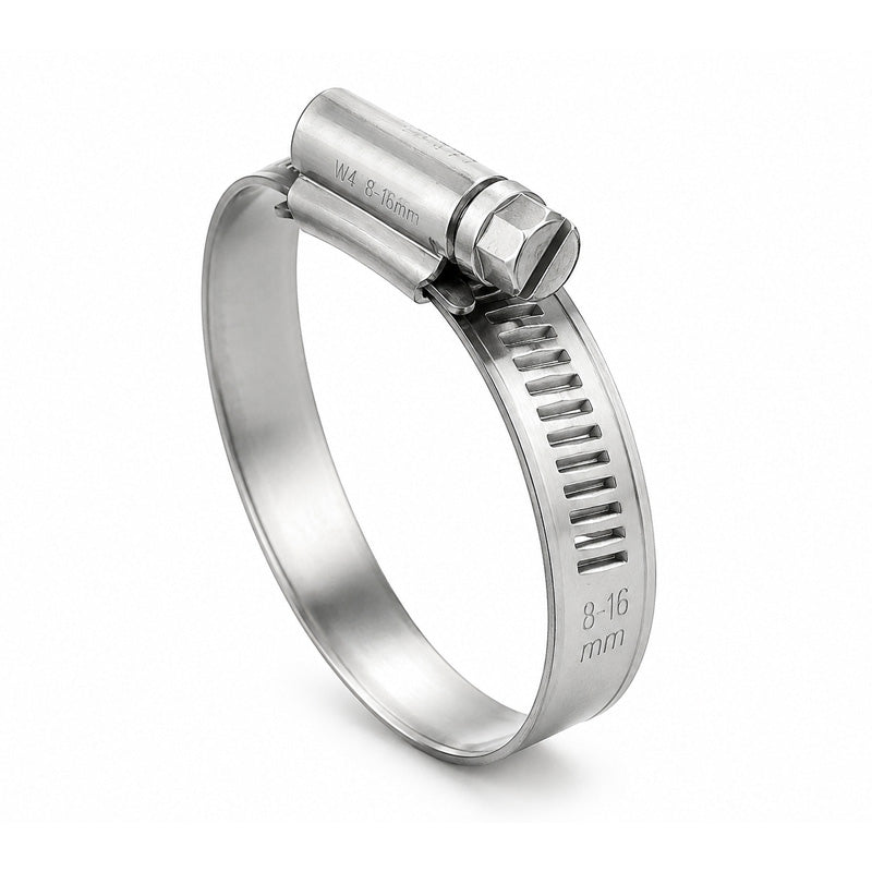 00MS Light Range Zinc Plated Steel Jubilee Clip Adjustment Range 13mm-20mm Band Width 9.9mm - Allow 2-3 Days