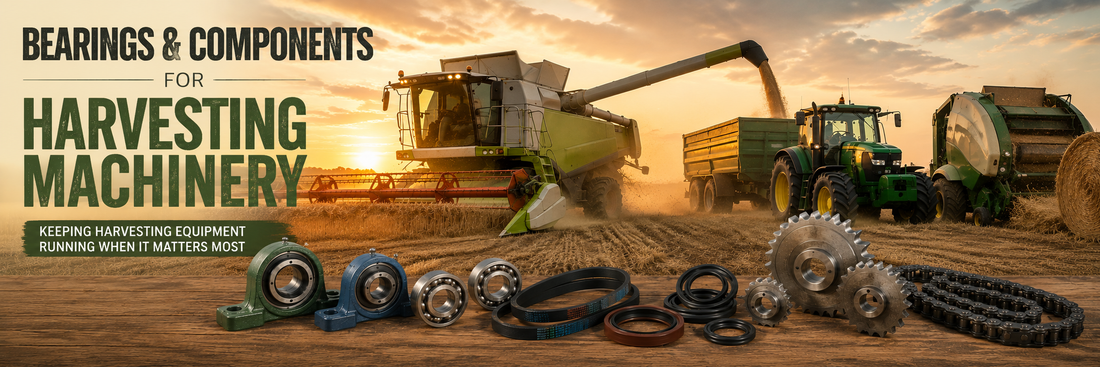 Bearings & Components for Harvesting Machinery