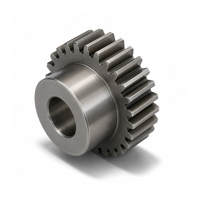 SS12.5/17B-5 Metric EN8 Spur Gear 17 Tooth 1.25 Mod Pilot Bored 5mm (H8)