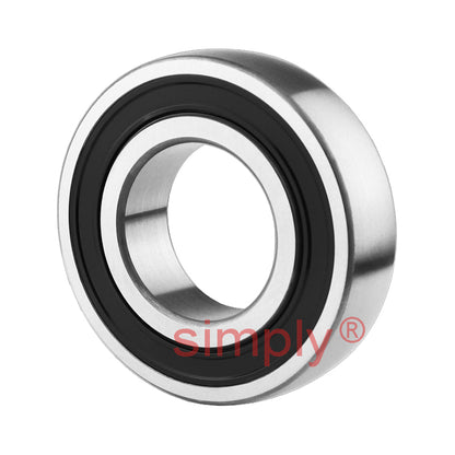 Budget 17263072RS Spherical Outside Dia Deep Groove Ball Bearing 35x80x21mm