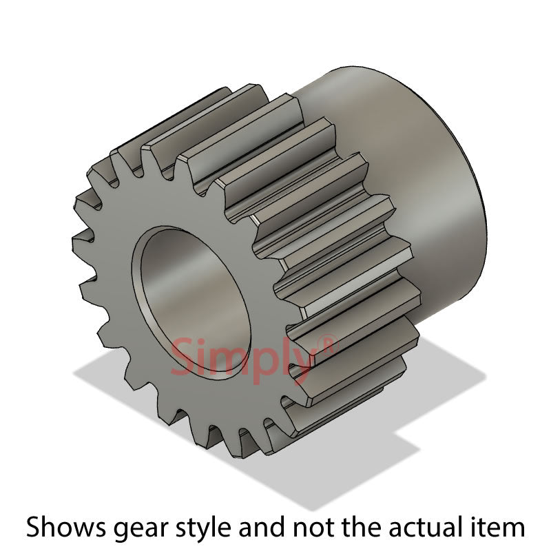 STS10/100B-12 Metric Stainless Steel Spur Gear 100 Tooth 1 Mod Bored 12mm (H8)