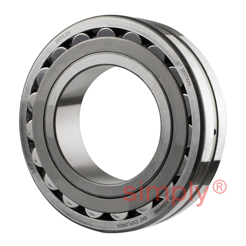 SKF 22213EKC3 Spherical Roller Bearing with Taper Bore 65x120x31mm