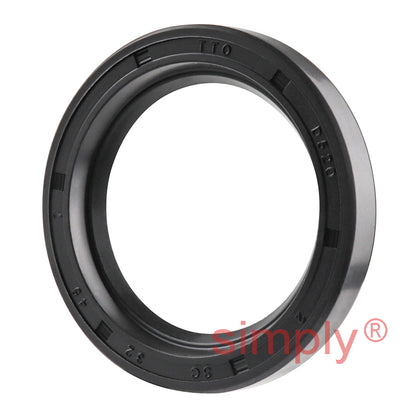32x45x7mm Nitrile Rubber Single Lip Rotary Shaft Oil Seal with Garter Spring SC / R21
