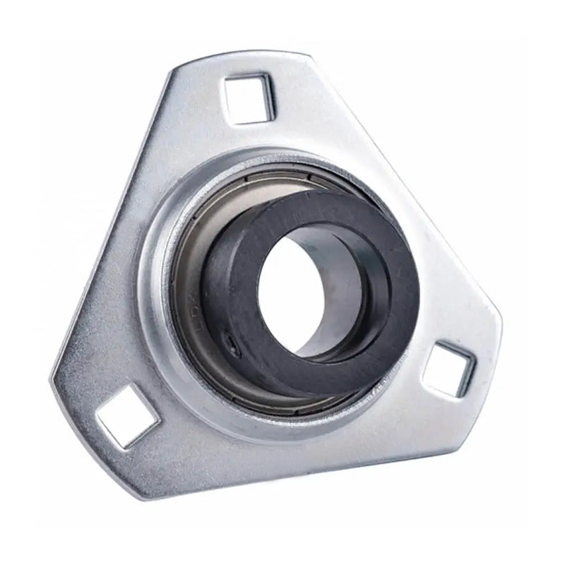 SAPFT201-8 Pressed Steel 3 Bolt Triangle Flange Housing with 1/2 inch Collar Insert