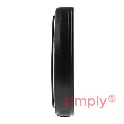 46X58X9.5/11DC4 Metric Fork and Damper Nitrile Rubber Oil Seal with 2 Opposite Facing Individually Sprung Sealing Lips and Raised Outer Sealing Band on Outside Diameter