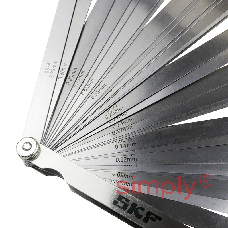 SKF 729865B Feeler Gauge 29 Blades of 200mm (8 in.) Length