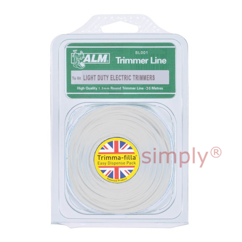 Universal Parts SL001 Round Strimmer Cord/Line 1.3mm - 30m