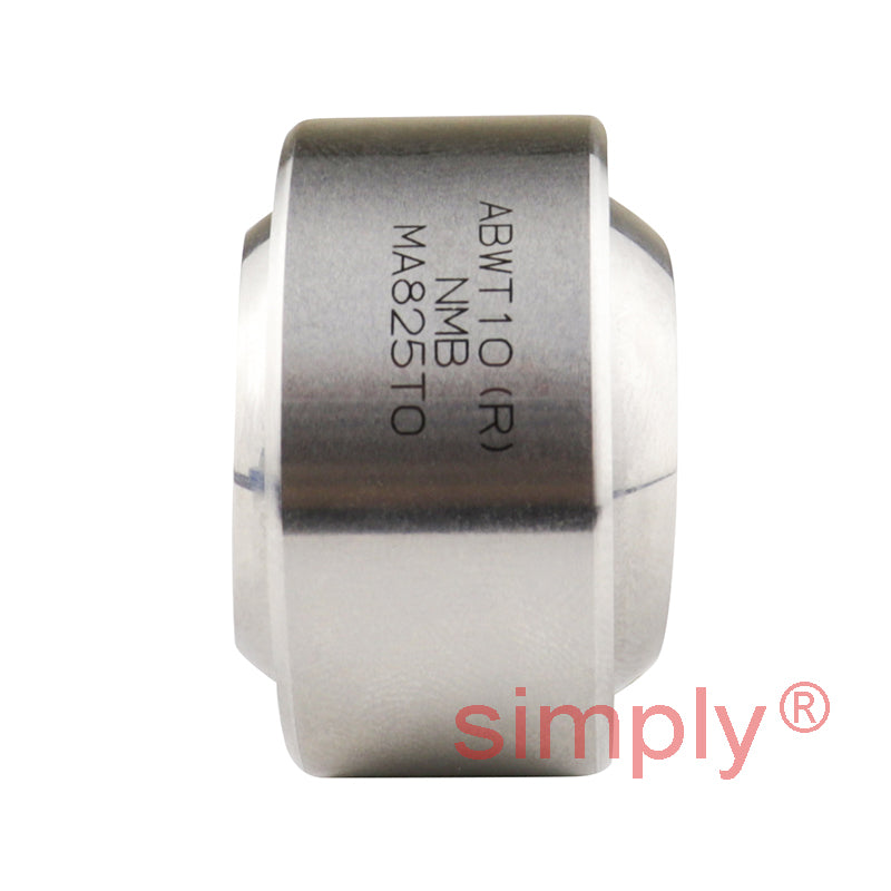 ABWT10 PTFE Lined Stainless Steel Spherical Plain Bearing 5/8x1-3/16x3/4x9/16 inch