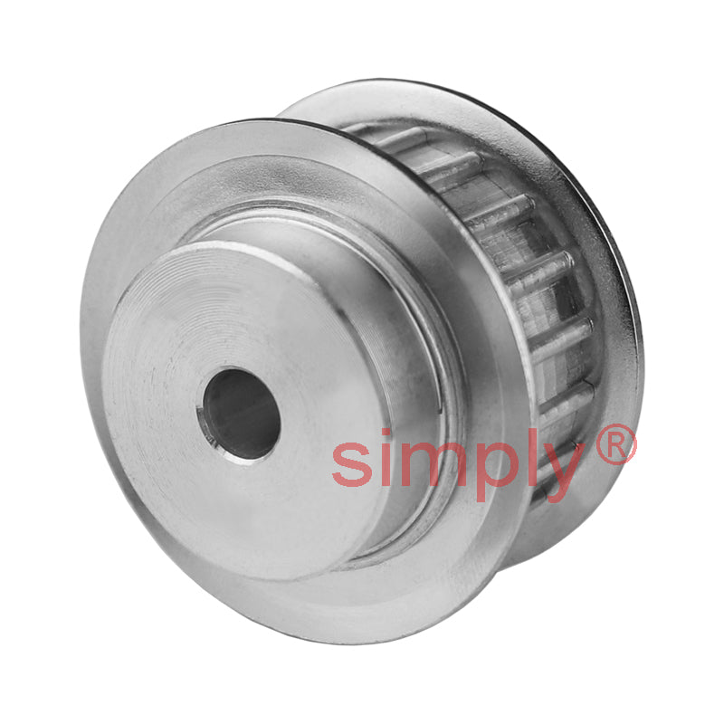 Drive-Flex G40T10/30-2 Aluminium Pilot Bore Timing Pulley with Flanges 10mm Pitch 30 Tooth for 25mm Wide Belts