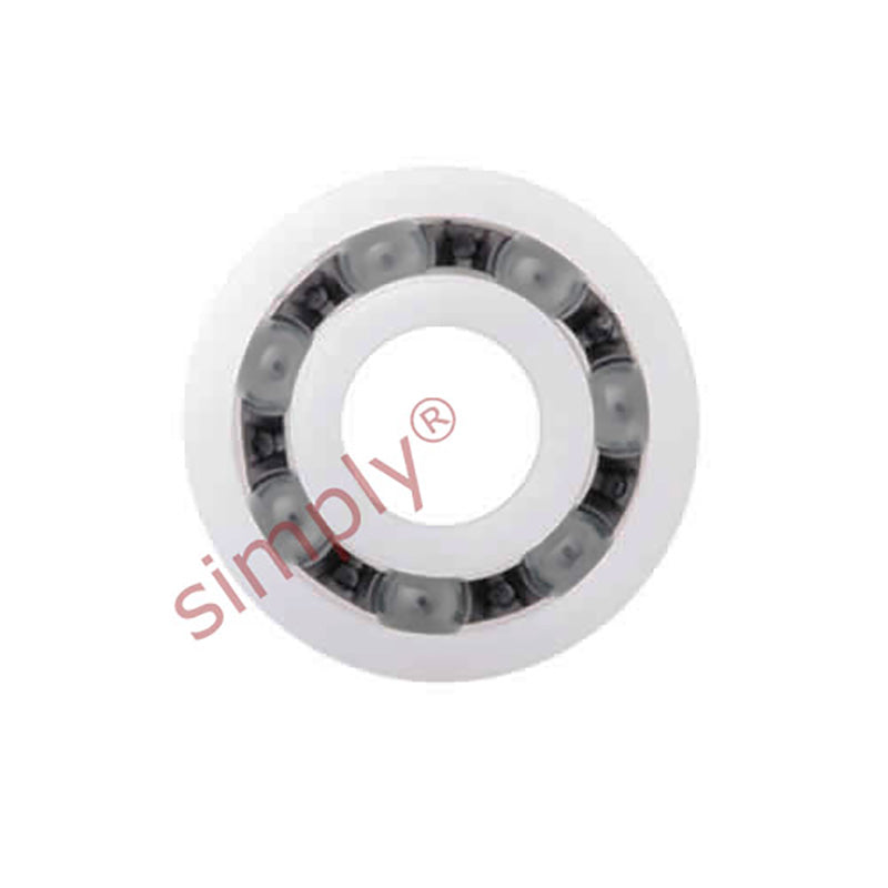 xiros xirodur BB626B18010GL Open Type Radial Groove Ball Bearing with PA Cage and Glass Balls 6x19x6mm