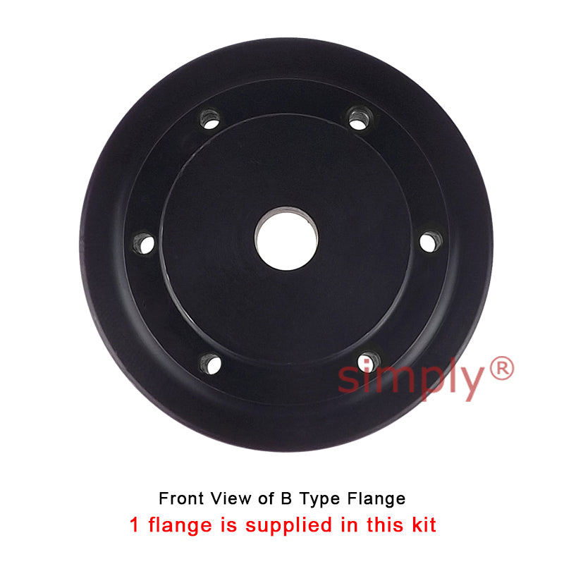 Major Brand F80F/F80B Inner Facing Taper Bore/Pilot Bored Type Tyre Drive Coupling Assembly with Natural Rubber Tyre