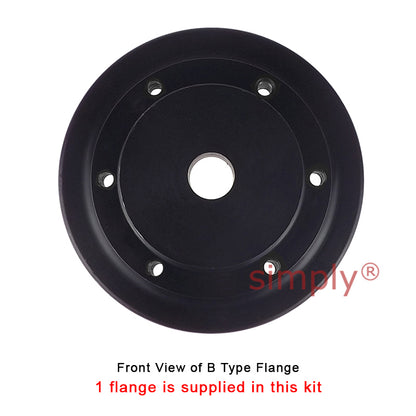 Major Brand F80F/F80B Inner Facing Taper Bore/Pilot Bored Type Tyre Drive Coupling Assembly with Natural Rubber Tyre