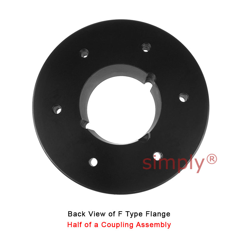 Major Brand F80F-MB Drive Coupling Inner Tapered Locking Bush Type Max Bush Bore 60mm / 2-1/2 inch