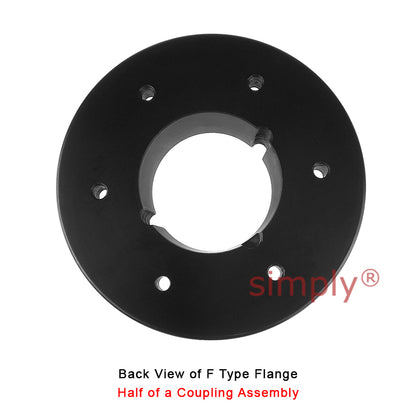 Dunlop F80F Drive Coupling Inner Tapered Locking Bush Type Max Bush Bore 60mm / 2-1/2 inch