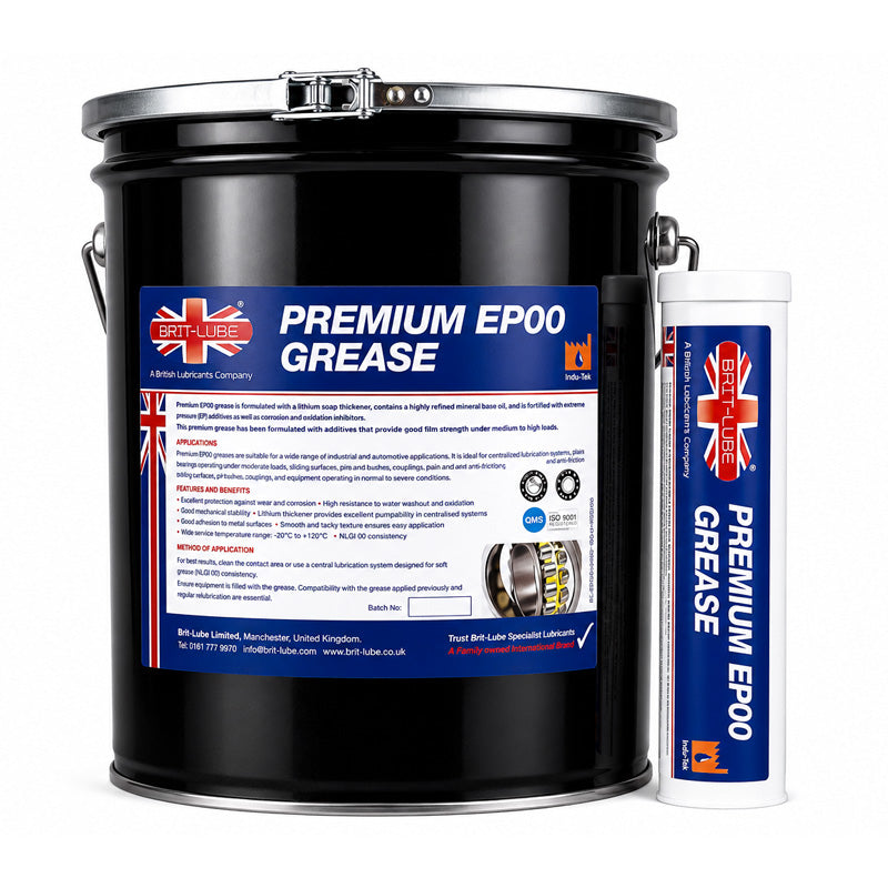 Brit-Lube Indu-Tek Premium EP 0 185kg - Allow 2-3 Days