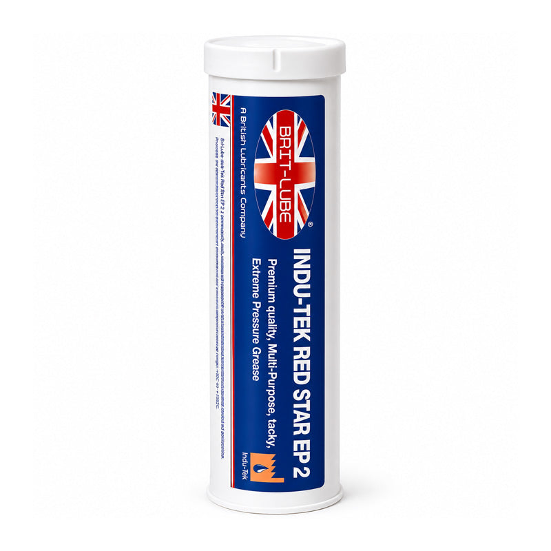 Brit-Lube Indu-Tek Red Star EP 2 3kg - Allow 2-3 Days