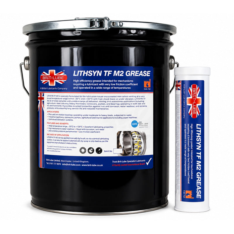 Brit-Lube Indu-Tek Lithsyn TF M2 12.5kg - Allow 2-3 Days
