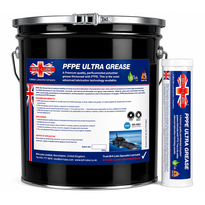 Brit-Lube PFPE Ultra Grease 12.5kg - Allow 2-3 Days
