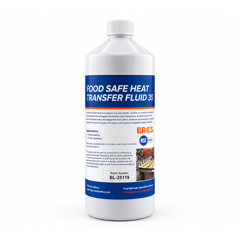 Brit-Lube Food Grade Heat Transfer Fluid 35 1 Litre - Allow 2-3 Days