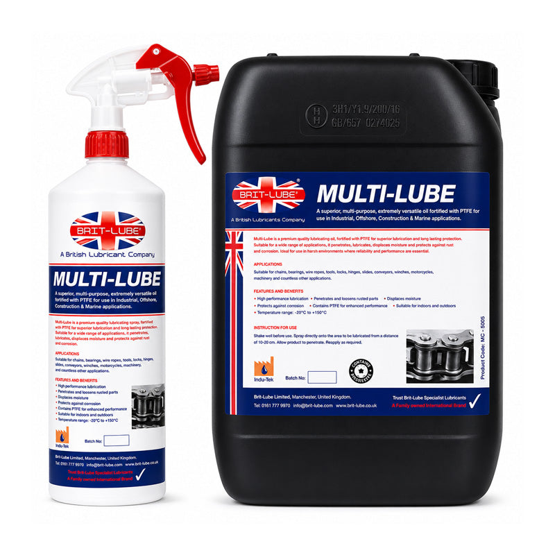Brit-Lube Indu-Tek Multi-Lube 10 Litre - Allow 2-3 Days