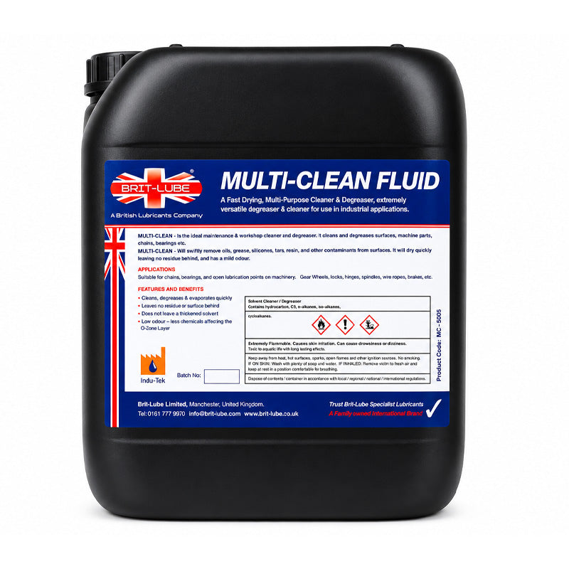 Brit-Lube Multi-Clean Fluid 205 Litre - Allow 2-3 Days
