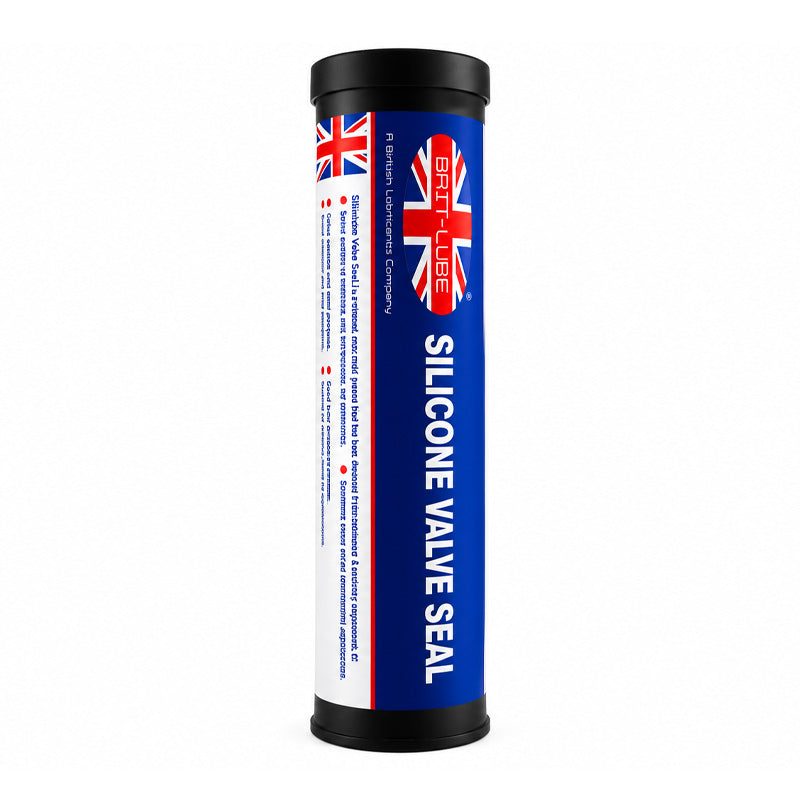 Brit-Lube WRAS Approved Silicone Grease Seals Protects and Lubricates with Twist Lock Cap 400g - Allow 2-3 Days