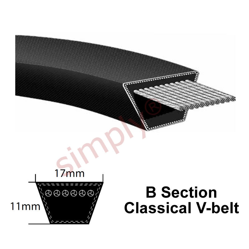 B394 Pix Classical B-Section Muscle V-Belt