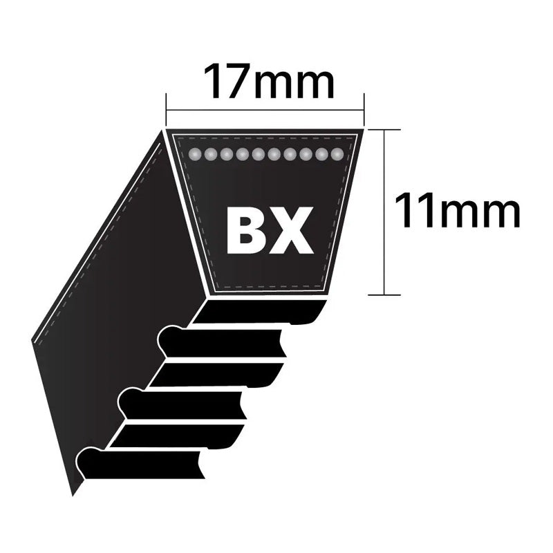 Major Brand BX59 BX-Section Cogged V-Belt