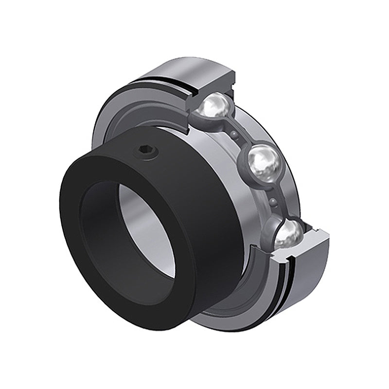 SNR CES206 Metric Flatback Grooved Parallel Outer Bearing Insert 30mm Bore 62mm Outside Diameter with Eccentric Collar