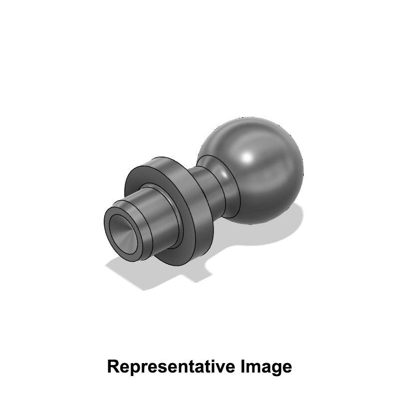 Chiavette B10x4.5 Steel Ball Stud Unthreaded 10mm Ball Diameter 4.5mm Length - Allow 2-3 Days