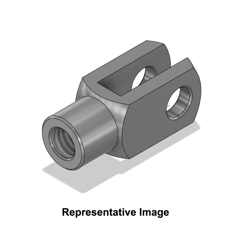 Chiavette G16X32SS Right Hand Female Stainless Steel Clevis 16mm Bore 32mm Base / Bore Center M16x2 Thread - Allow 2-3 Days